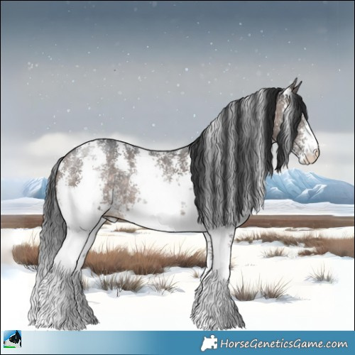 Horse Color:Brown Dun Mushroom Sabino Rabicano Brindle 