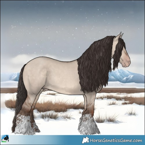 Horse Color:Sable Champagne Dun 