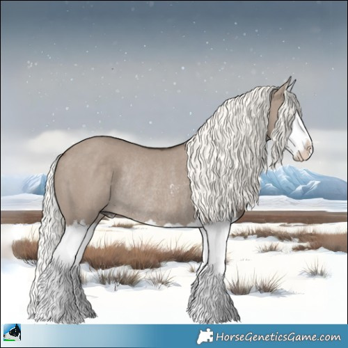 Horse Color:Liver Red Dun Mushroom Sabino Splash Rabicano 