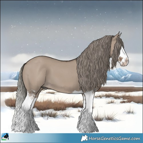 Horse Color:Liver Red Dun Mushroom Splash 