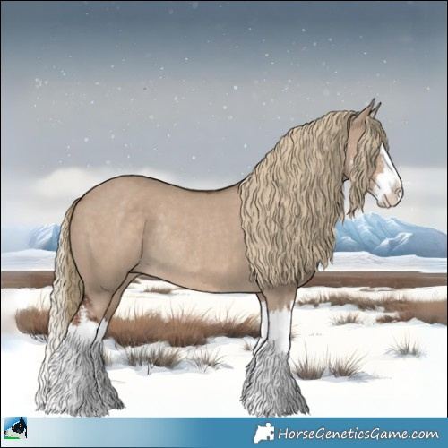 Horse Color:Liver Red Dun Sabino Splash Rabicano 