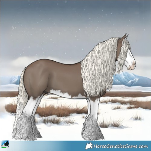 Horse Color:Liver Red Dun Mushroom Sabino Splash 