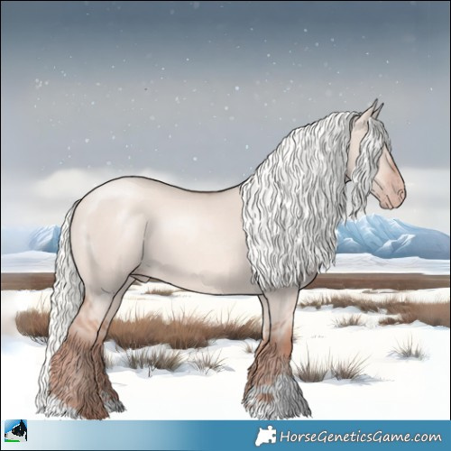 Horse Color:Gold Champagne Dun Mushroom 