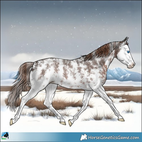 Horse Color:Liver Chestnut Sabino Splash 