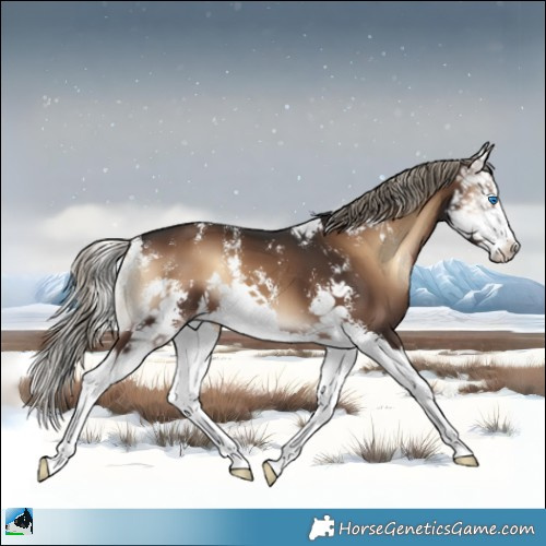 Horse Color:Liver Red Onyx Sabino Splash 