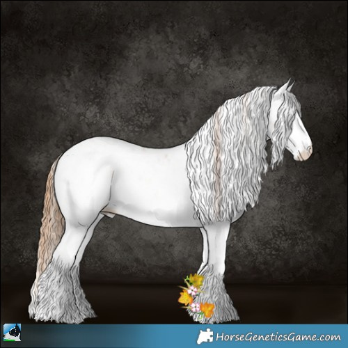 Horse Color:Bay Ice Pearl Onyx Sabino 