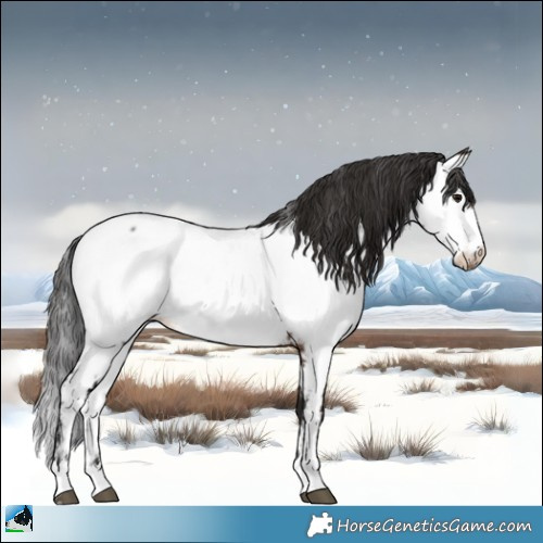 Horse Color:Brown Ice Appaloosa 