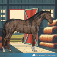 Horse Color:Liver Red Dun Brindle