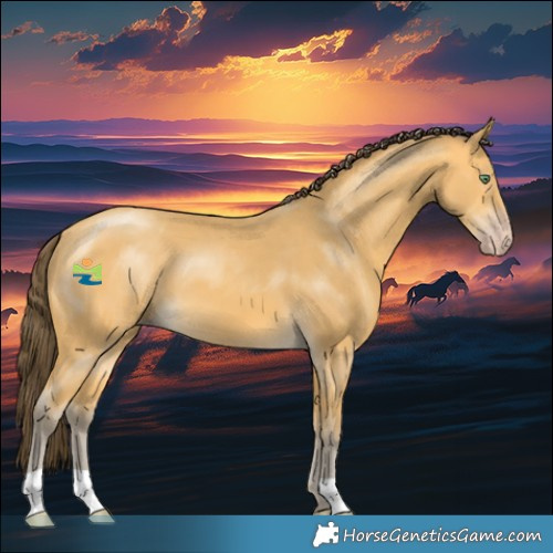 Horse Color:Amber Cream Champagne 