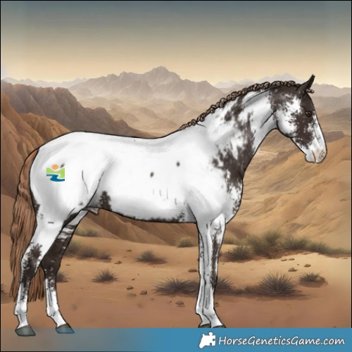 Horse Color:Liver Chestnut Sabino Appaloosa Rabicano 