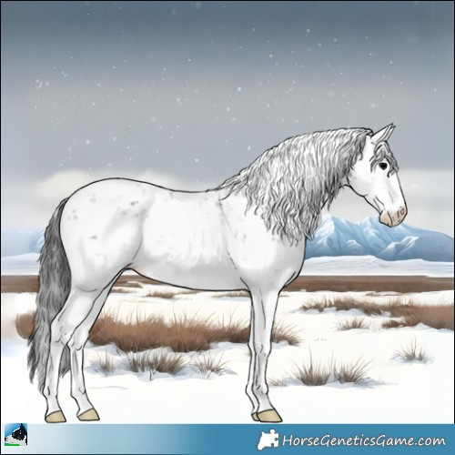 Horse Color:Blue Onyx Sabino 