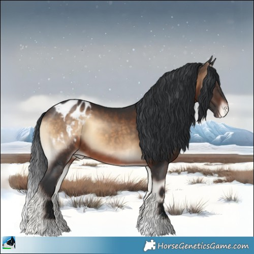 Horse Color:Brown Onyx Sabino Appaloosa 