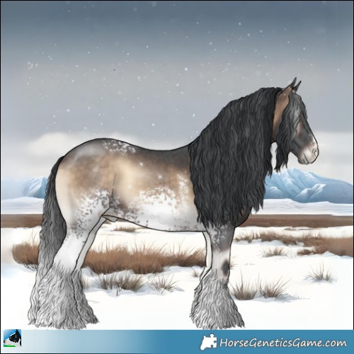 Horse Color:White Spotted Brown Onyx Sabino 