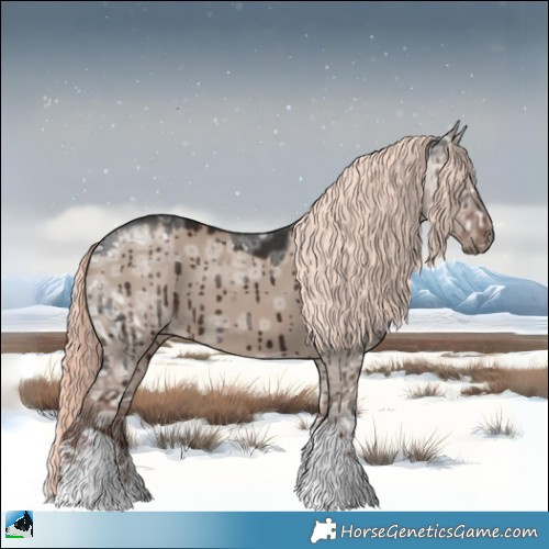 Horse Color:Liver Red Dun Ice Mushroom Brindle 