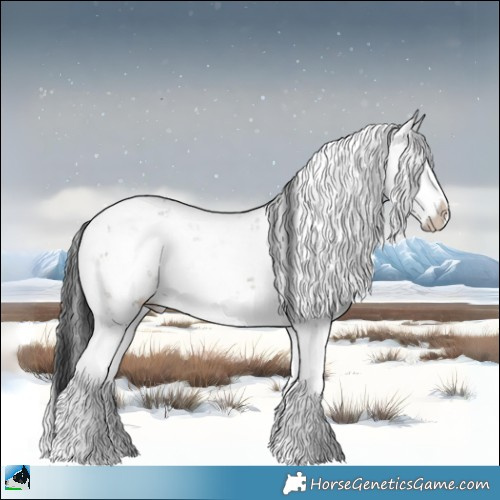 Horse Color:Brown Dun Mushroom Sabino Splash Rabicano 