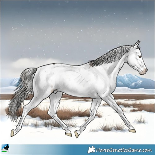 Horse Color:Liver Red Dun Ice Onyx Mushroom Sabino Brindle 