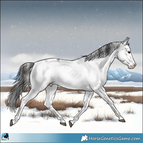 Horse Color:Brown Ice Onyx Mushroom Sabino Brindle 