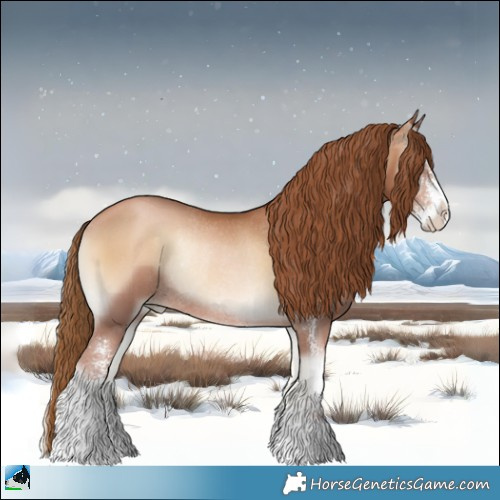 Horse Color:Red Onyx Pearl Sabino Rabicano 