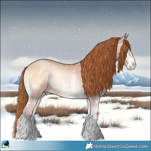 Horse Color:Bay Pearl Onyx Sabino Rabicano 