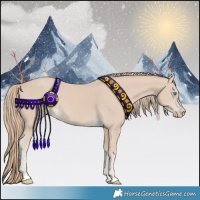 Horse Color:Smoky Creme 