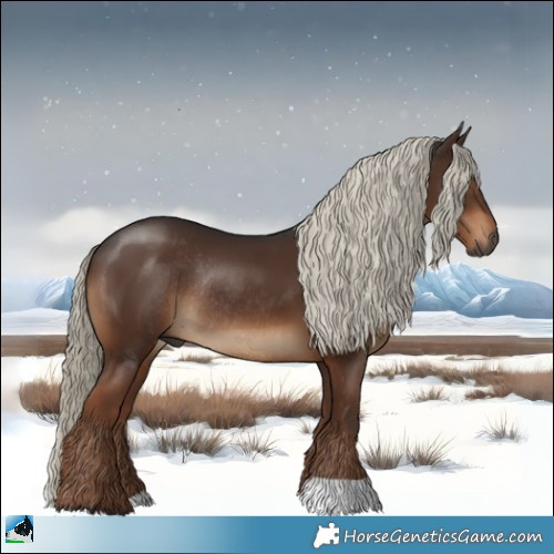 Horse Color:Gray Liver Chestnut Mushroom Rabicano 