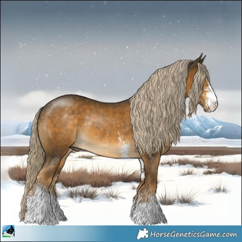 Horse Color:Chocolate Palomino Mushroom Sabino Rabicano 