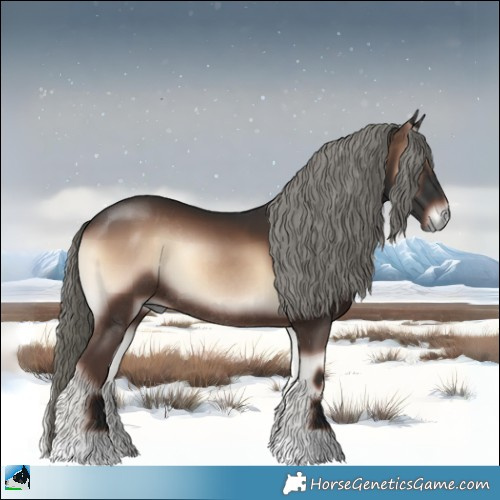 Horse Color:Liver Red Onyx Mushroom Rabicano 