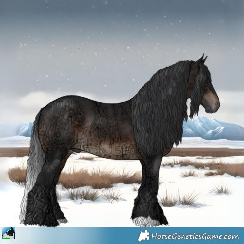 Horse Color:Brown Ice Rabicano 
