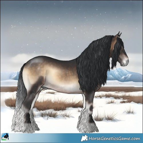 Horse Color:Brown Onyx Rabicano 
