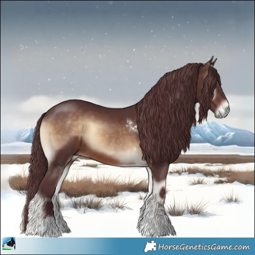 Horse Color:Chocolate Brown Onyx Sabino 