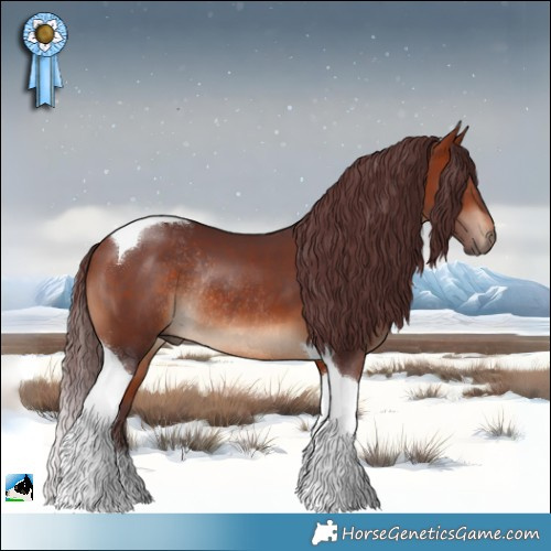 Horse Color:Chocolate Bay Tobiano Rabicano 