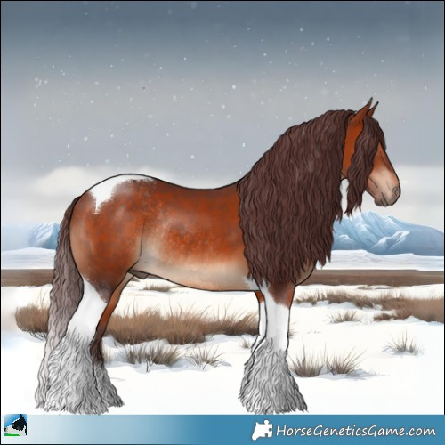 Horse Color:Chocolate Bay Tobiano Rabicano 