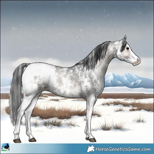 Horse Color:Blue Onyx Sabino Appaloosa Rabicano 