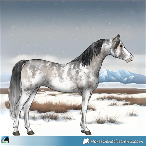 Horse Color:Blue Onyx Sabino 
