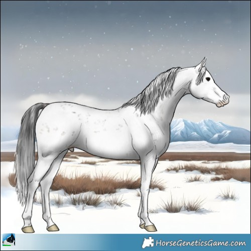 Horse Color:Blue Onyx Sabino Appaloosa Rabicano 
