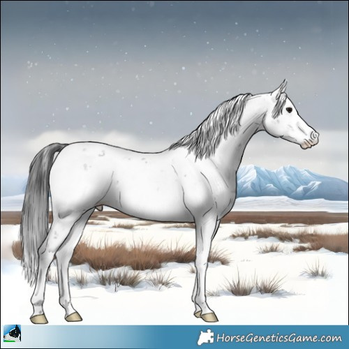 Horse Color:Black Sabino Near Leopard Rabicano 