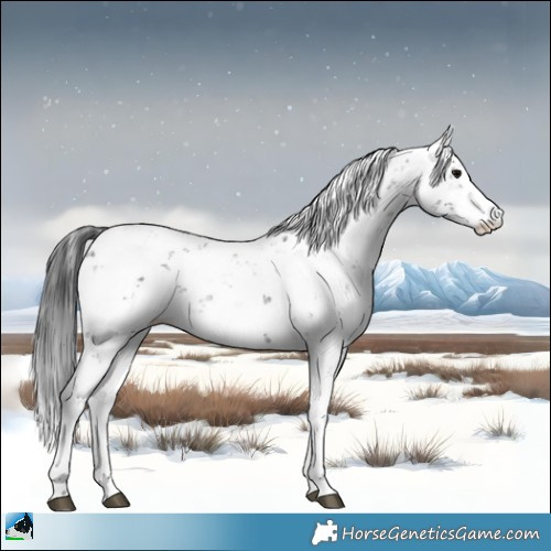 Horse Color:Black Sabino Rabicano 