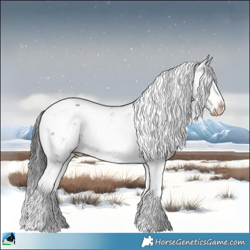 Horse Color:Brown Dun Mushroom Sabino Splash 
