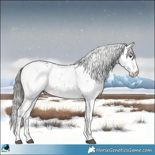 Horse Color:Liver Red Dun Onyx Mushroom Sabino Rabicano Brindle 