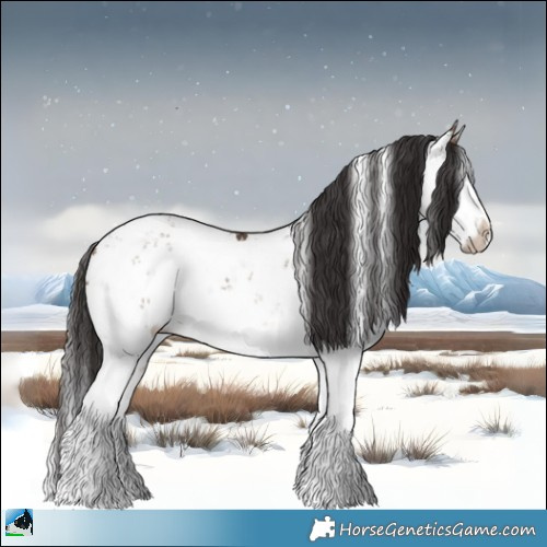 Horse Color:Bay Dun Mushroom Sabino Brindle 