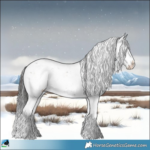 Horse Color:Buckskin Ice Onyx Sabino Appaloosa Rabicano 