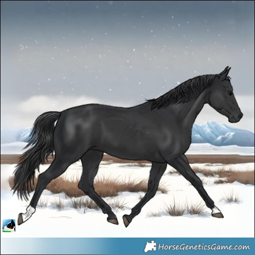 Horse Color:Black 
