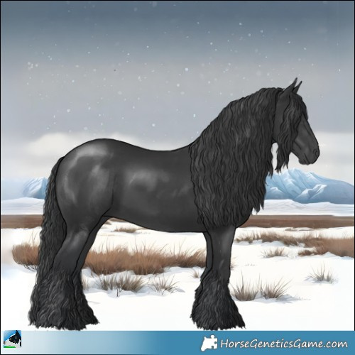 Horse Color:Black 