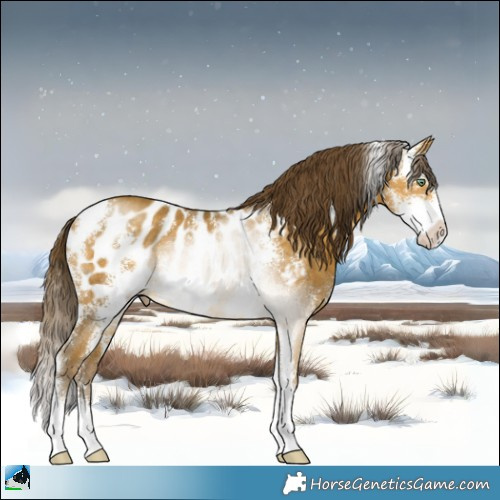 Horse Color:Sable Cream Champagne Sabino Appaloosa Rabicano 