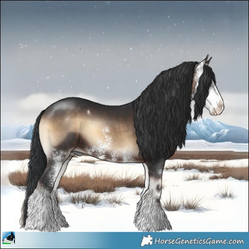 Horse Color:Brown Onyx Sabino 