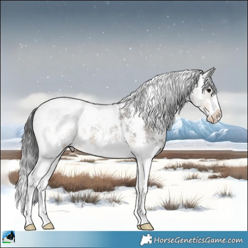 Horse Color:Buckskin Sabino Varnish Rabicano 