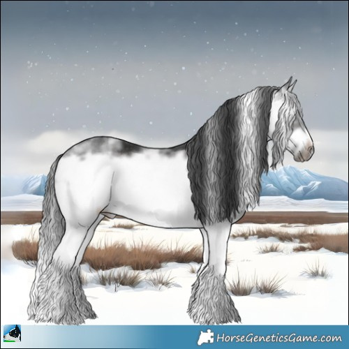 Horse Color:Brown Sabino Splash Frame Rabicano 