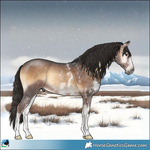 Horse Color:Gray Liver Red Onyx Sabino Rabicano 