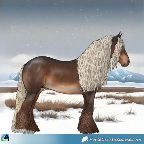 Horse Color:Gray Liver Chestnut Mushroom 