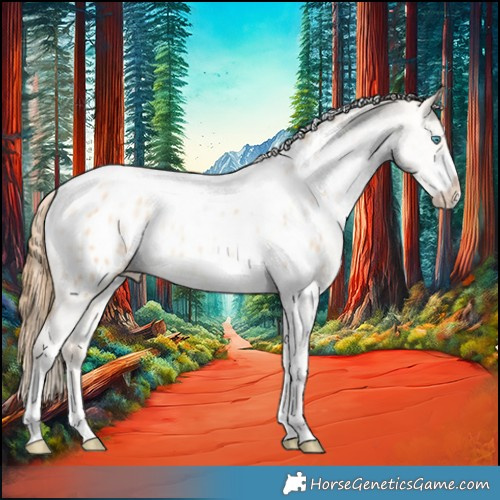 Horse Color:White Spotted Buckskin Pearl Dun Tobiano Appaloosa Rabicano 